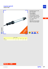 Thumbnail of document Data Sheet - Series 6149 Inspection Light LED